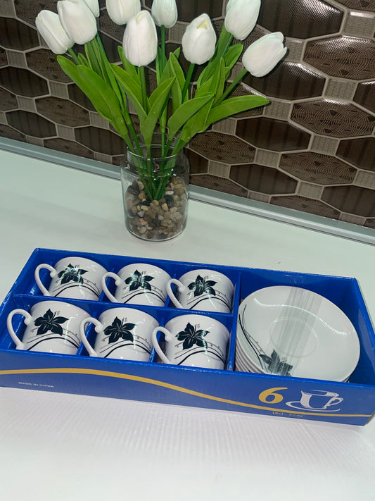 Set porcelanskih šolja “Elegant Blue” 1+1 GRATIS