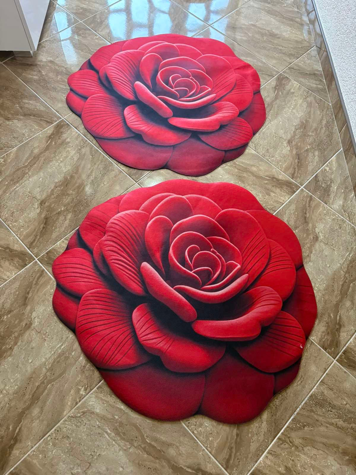 🌹 3D Cvjetna podna prostirka 1+1 GRATIS!